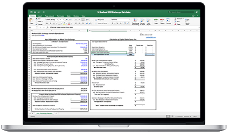 1031 Exchange Calculator Like Kind Exchange Worksheet Realized