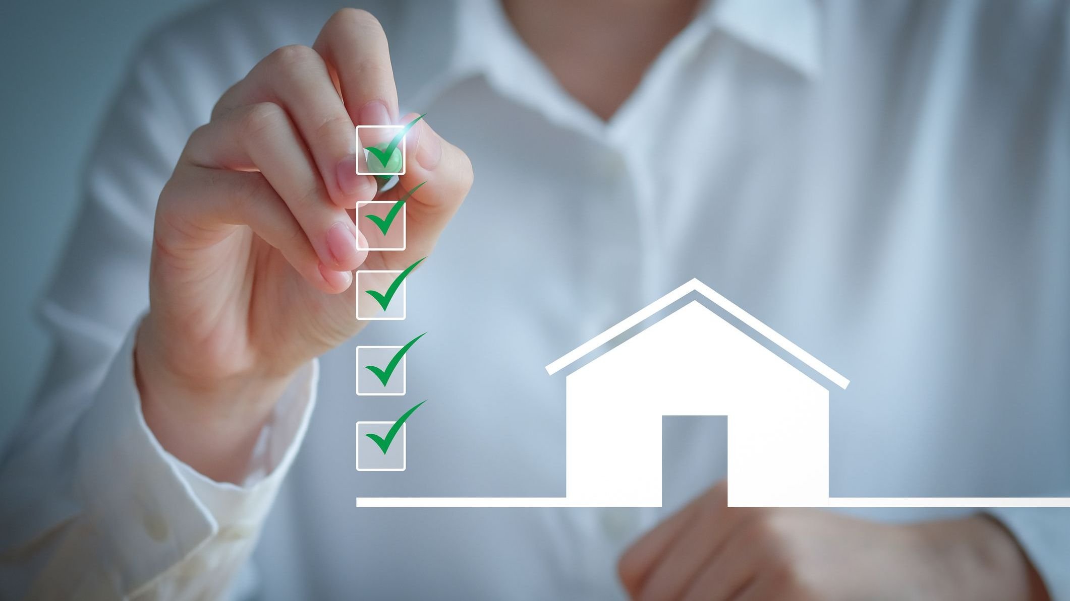 Check mark completed for home buying checklist.