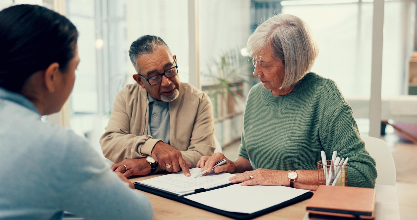 People discussing estate planning