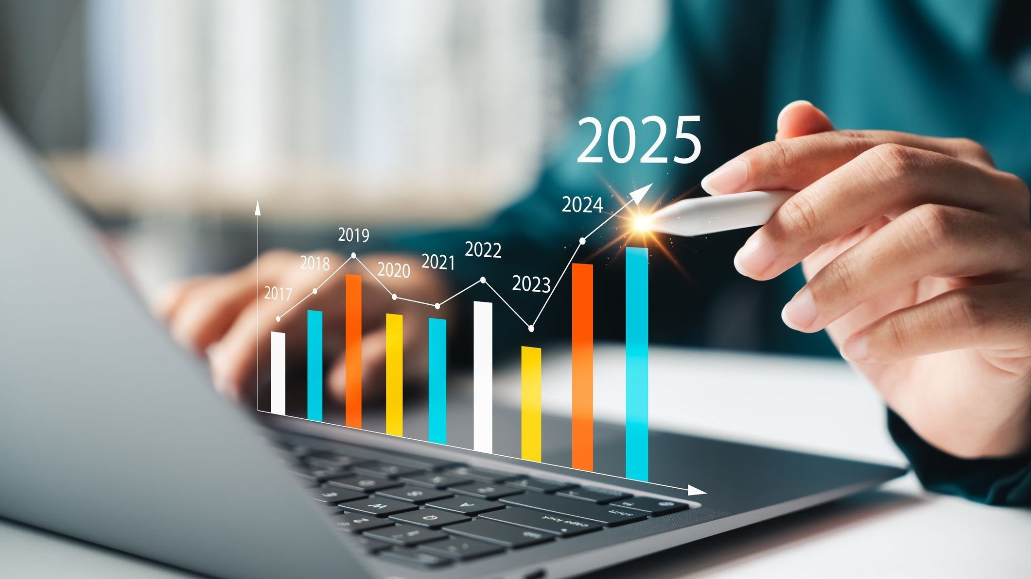 Analyze the profitability of companies using digital graphs, positive trends for 2025.