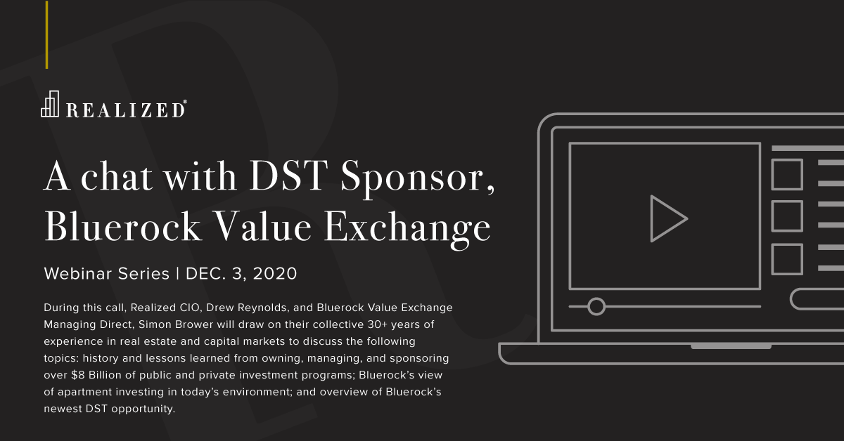 A chat with DST Sponsor, Bluerock