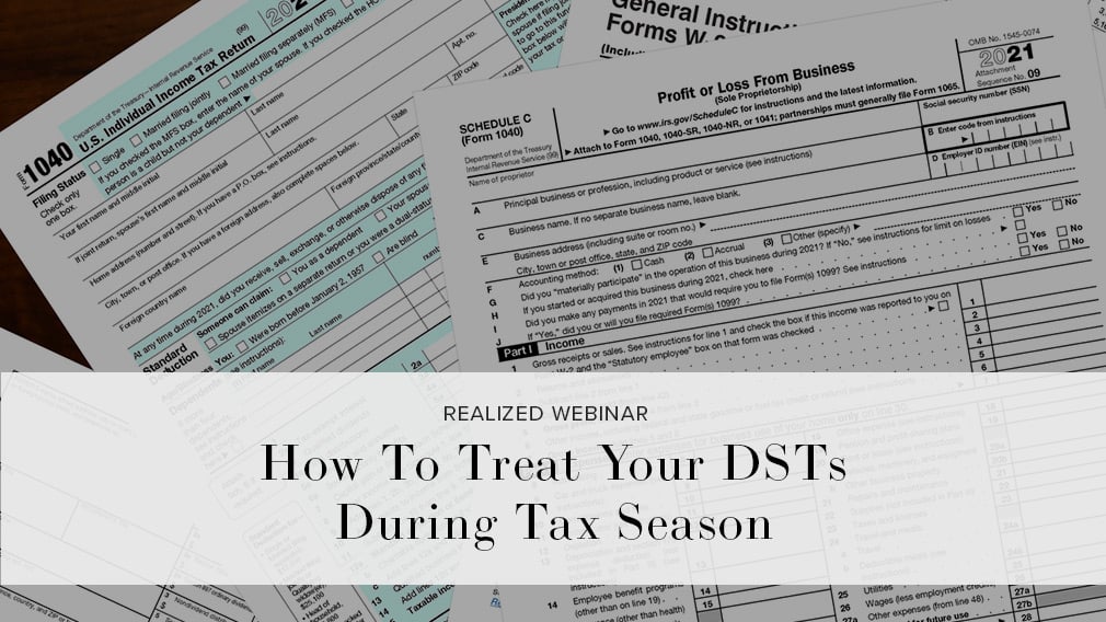 [Webinar Recap] How To Treat Your DSTs During Tax Season: Filing Taxes in Multiple States