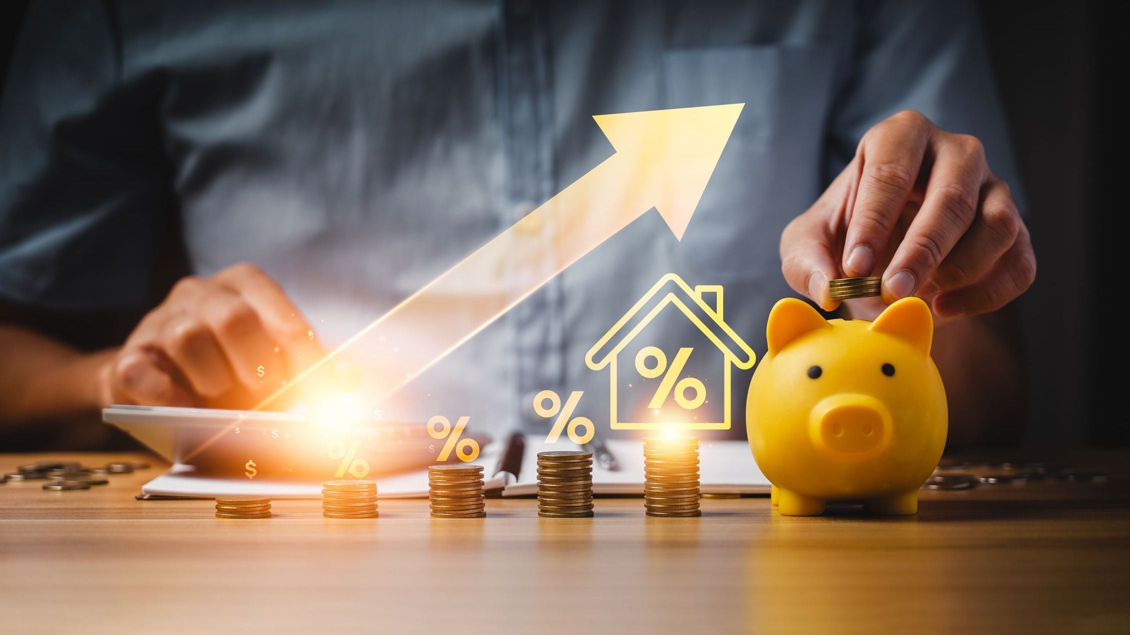Real estate business concept, Profitable real estate investment strategies Residential property value and growth analysis Choosing the right mortgage for optimal financial success Real estate agency stock